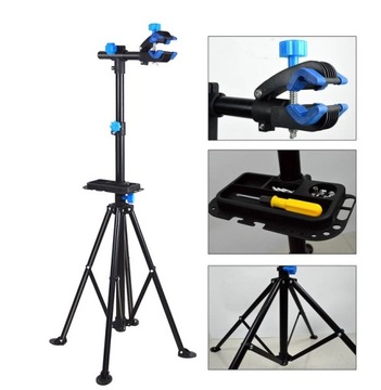 STOJAK ROWEROWY NA ROWER SERWISOWY WIESZAK UCHWYT OBROTOWY DO 30 KG WYSOKI