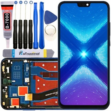 NIEB HUAWEI HONOR 8X JSN-L21 WYŚWIETLACZ LCD RAMKA