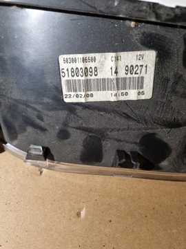 51803098 PŘÍSTROJOVÁ DESKA BUDÍKY FIAT GRANDE PUNTO