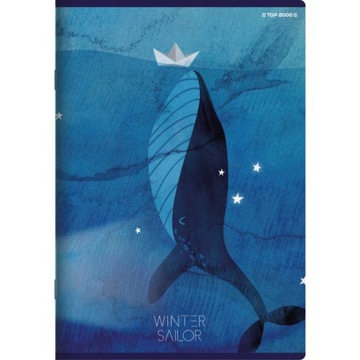 Zeszyt A5 32 kartki linia TOP-2000 Winter Sailor