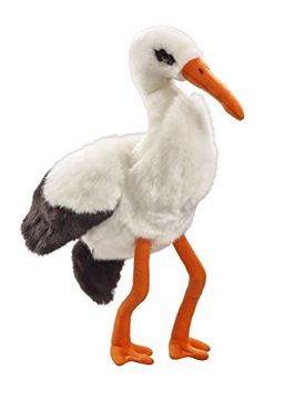 BOCIAN - MASKOTKA PLUSZOWY PTAK 25 CM