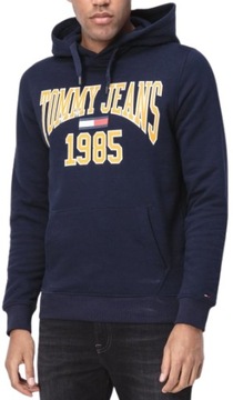 TOMMY HILFIGER BLUZA MESKA Z KAPTUREM JEANS R. XL