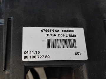 PEUGEOT 3008 5008 MODUL NAPÍNÁK AKUMULÁTORU 9810872780