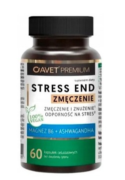 STRESS END ZMĘCZENIE Ashwagandha magnez witamina B