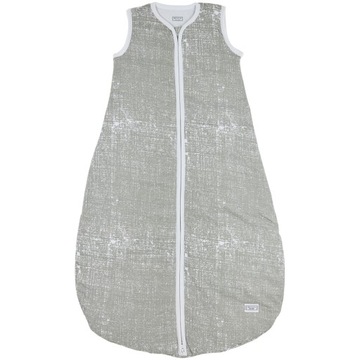 Meyco Baby Fine Lines okrągły śpiworek dziecięcy - grey - 74cm