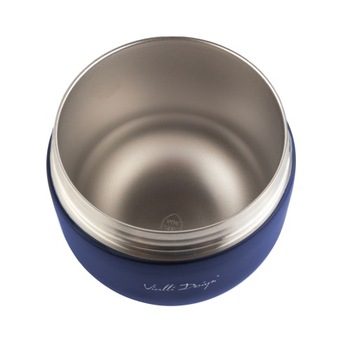 TERMOS OBIADOWY TERMICZNY Z POJEMNIKIEM ŁYŻKĄ ZUPĘ FUORI GRANATOWY 680 ml