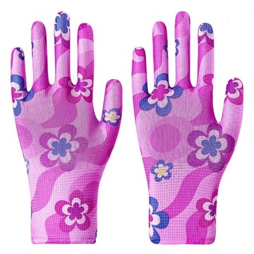 Женские защитные садовые перчатки с цветами, ПОКРЫТИЕ