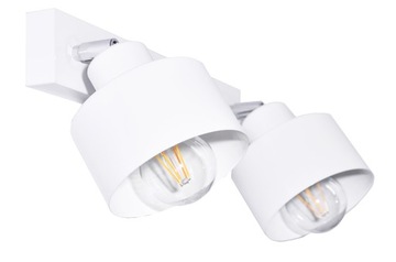 Kinkiet AZ2 BIAŁA LAMPA ścienny 2xE27 do LED