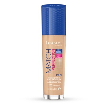 Rimmel Podkład do twarzy nawilżający Match Perfection 200 Soft Beige