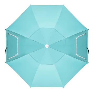 Большой пляжный зонт 2в1, складная садовая палатка-ширма в чехле