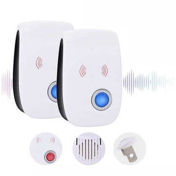 4x УЛЬТРАЗВУКОВАЯ ПРОБКА ОТПУСКАТЕЛЬ МЫШЕЙ НАСЕКОМЫХ