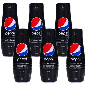 Syrop Koncentrat sok Sodastream do saturatora wody 440m Pepsi Max bez cukru