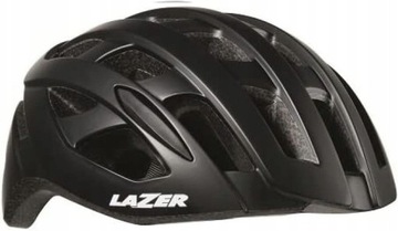 KASK ROWEROWY CZARNY MATOWY LAZER TONIC ROZMIAR S 52-56 CM