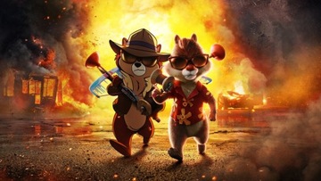 Chip i Dale Brygada RR naklejka 80 cm K675