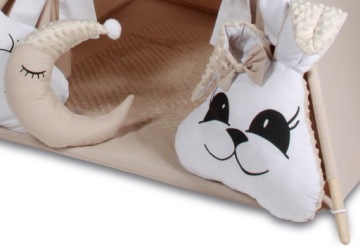 Палатка WIGWAM TIPI Коврик Подушки Световая гирлянда