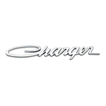 STŘÍBRO CHARGER ZNAK ZNAKY NÁLEPKA NA KAROSERIE DO DODGE 14.8*2.3CM