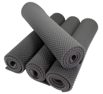 Sada 4ks akustických rohoží absorbujících vlny 2 cm šedá pěna