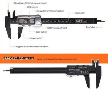 ЭЛЕКТРОННЫЙ ЦИФРОВОЙ ИЗМЕРИТЕЛЬНЫЙ ШТАМПОН LCD 150