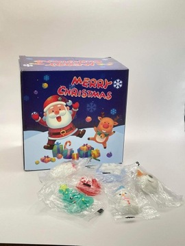 МЯГКИЕ РОЖДЕСТВЕНСКИЕ ИГРУШКИ АНТИСТРЕСС ДЛЯ ДЕТЕЙ НАБОР ИЗ 37 ШТ.