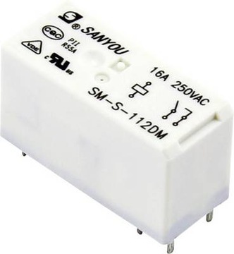 Реле на печатную плату SM-S-112DM 16А 250В
