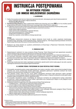 Instrukcja post.na wypadek pożaru DB015DNHN