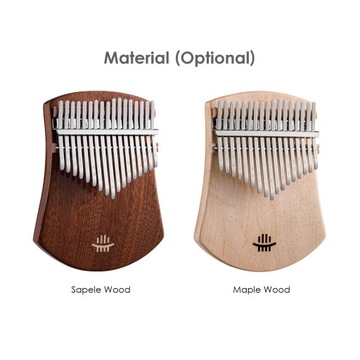 Портативное музыкальное пианино hluru с 17 клавишами для большого пальца