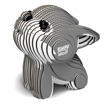 EUGY Eko Układanka Puzzle 3D WILK