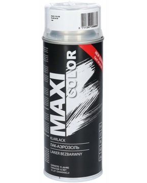 MAXI COLOR lakier akrylowy bezbarwny poł 400ml