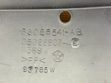 Накладка на бампер Dodge Challenger 2014+ США