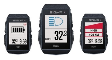 ВЕЛОСИПЕДНЫЙ РЕГИСТРАТОР С GPS-НАВИГАЦИЕЙ SIGMA ROX 11.1 ANT+ MAPS PLMENU ALTITUDE