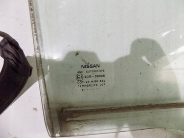 NISSAN QASHQAI I J10 08R SKLO (OKNO) DVEŘE PRAVÝ ZADNÍ
