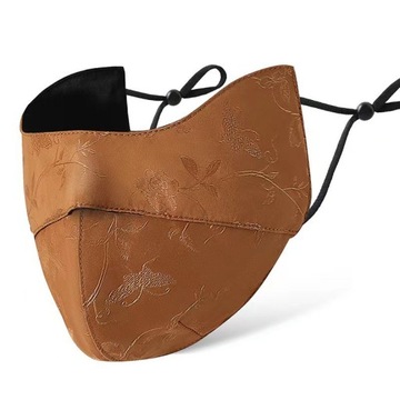 Маски с шелковым принтом Mulberry модны и регулируются.