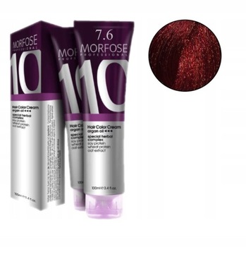 MORFOSE 10 CREME FARBA DO WŁOSÓW KREM KOLORYZUJĄCY ARGAN OIL 7.6 100ML