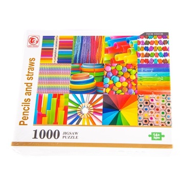 PUZZLE 1000el. Tęczowe Kolory