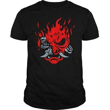 Cyberpunk 2077 — черная футболка самурая — S