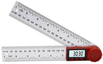 Cyfrowy Kontomierz Elektroniczny 200mm 8'' Linijka Kątowa Pomiar Kąta