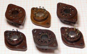 Розетка MAGNOVAL 9-контактная (лампы EL509, 6П45С и т.п.) ПРЛ [0ТР]