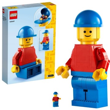 LEGO CITY MEGA FIGURKA miniFIGURKA ludzik DUŻY XL klocki MINIFIGURES