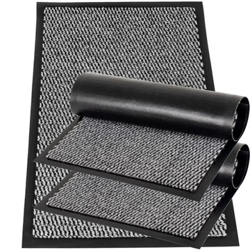 WYCIERACZKA POD DRZWI DO BUTÓW MATA GUMOWA ZEWNĘTRZNA 60X90CM ZESTAW X 2SZT