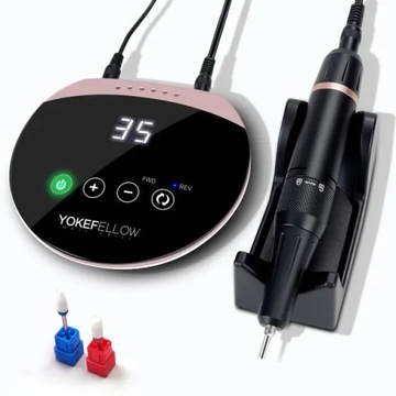 Фреза для ногтей, компактная, сенсорная, мощная, 35 Вт + керамические фрезы