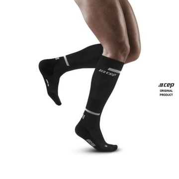 CEP Skarpety kompresyjne The Run 4.0 czarne r. IV