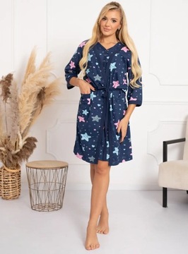 ХЛОПКОВЫЙ ХАЛАТ ЖЕНСКИЙ ХАЛАТ ДЛЯ БОЛЬНИЦЫ L