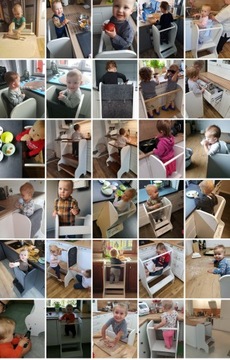 Кухонная помощница Кухонная помощница БЕЛАЯ лестница