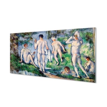 Szklany panel kuchenny + klej Sztuka nagość 100x50