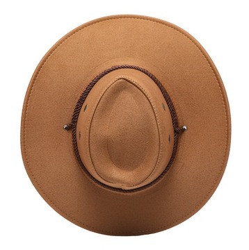 Western Cowboy Rider Hat Podróżny kapelusz przeciwsłoneczny