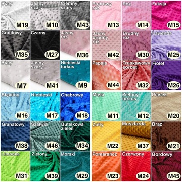 МОДУЛЬНАЯ ЗАЩИТА ДЛЯ кроватки MINKY ПОДУШКИ 6 ШТ.