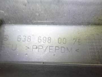 LIŠTA OKNO ČELNÍ LEVÝ MERCEDES VITO W638