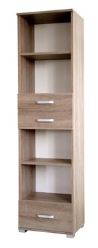 Nowoczesny Regał 50cm Sonoma Trufel Kalina