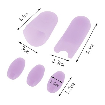 1 zestaw saksofonowych silikonowych poduszek pod kciuk Podkładki pod dłonie w kolorze fioletowym
