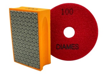 НАБОР КУБ АЛМАЗНЫХ ГРЕСС ПЛИТКА №100 ДИСК №100